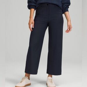 Lululemon City Sleek 5 Pocket Wide-Leg High Rise 7/8 Length Pants